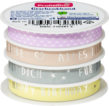 Geschenkband-Set "Alles Liebe/Für Dich" Profissimo