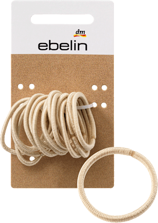 Haargummis klein/dünn blond ebelin