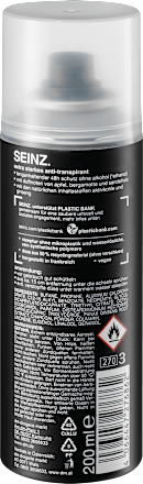 Ekstra silny antyperspirant w sprayu SEINZ.