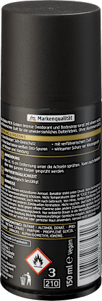 Deo testspray Golden Intense Balea MEN