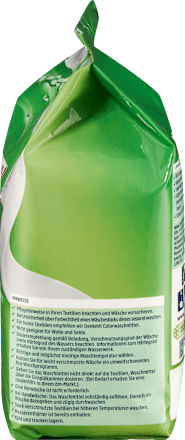 Detersivo in polvere bianco splendente Denkmit