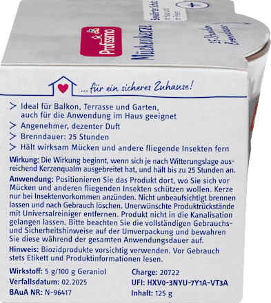 Sviečka proti komárom Profissimo