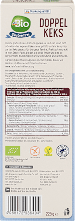 Doppelkekse, glutenfrei dmBio