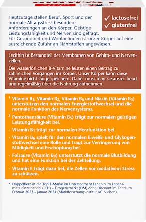 Lecithin + B-Vitamine Kapseln 40 St Doppelherz