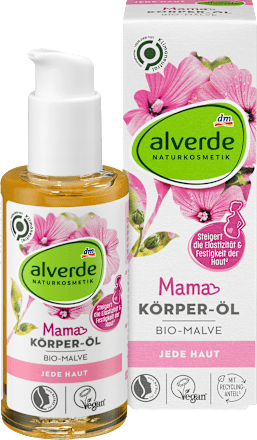 Olejek do ciała dla kobiet w ciąży, malwa BIO alverde NATURKOSMETIK