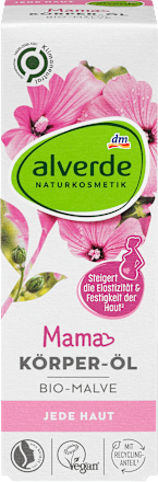 Olejek do ciała dla kobiet w ciąży, malwa BIO alverde NATURKOSMETIK