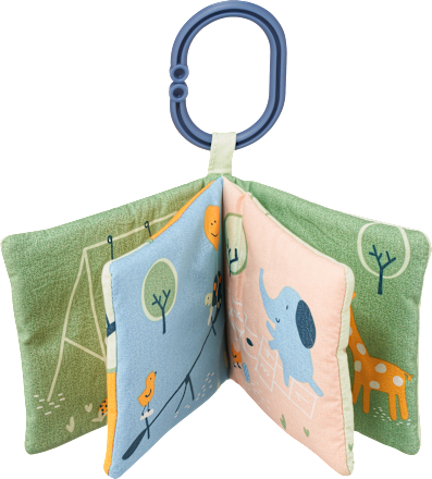 Carte din pânză cu iepuraș pentru copii babylove