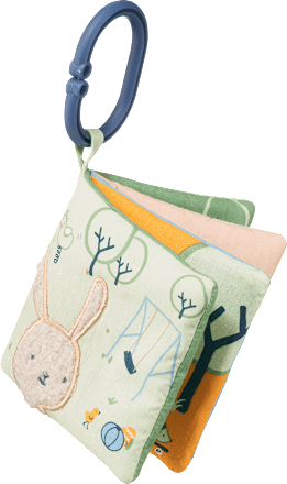 Carte din pânză cu iepuraș pentru copii babylove