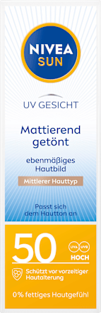 BB Cream getönte Sonnencreme Gesicht, LSF 50 NIVEA SUN