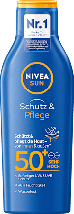 Sonnenmilch Schutz & Pflege LSF 50+ NIVEA SUN