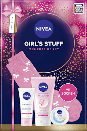 Geschenkset Girls Stuff+ Socken 4tlg NIVEA