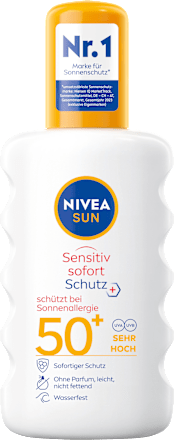 Sonnenspray sensitiv sofort Schutz, LSF 50+ NIVEA SUN