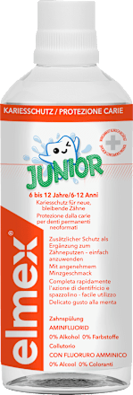 Mundspülung Kariesschutz Junior, 6-12 Jahren elmex