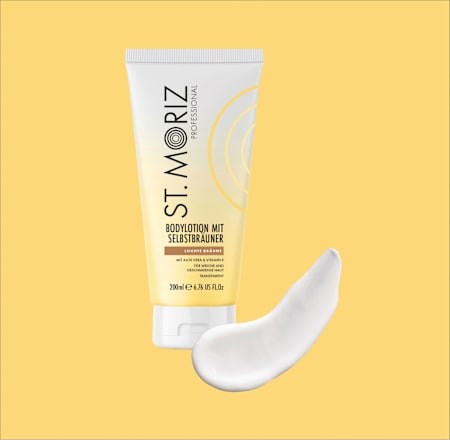 Bodylotion mit Selbstbräuner, leichte Bräune St. Moriz