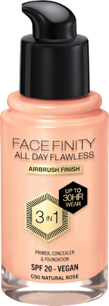 Foundation Facefinity All Day Flawless LSF 20, 50 Natural Rose MAX FACTOR