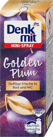 Lufterfrischer Minispray Golden Plum Nachfüllpack Denkmit