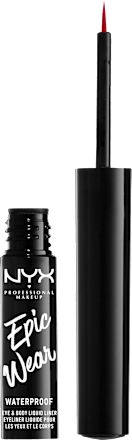 Liquid Eyeliner Epic Wear Semi Permanent 07 Red  NYX PROFESSIONAL MAKEUP