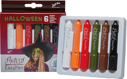 Schminkstifte Aqua Easy Pen Halloween (6 Farben) Jofrika