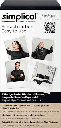 Textilfarbe Samt Schwarz Simplicol