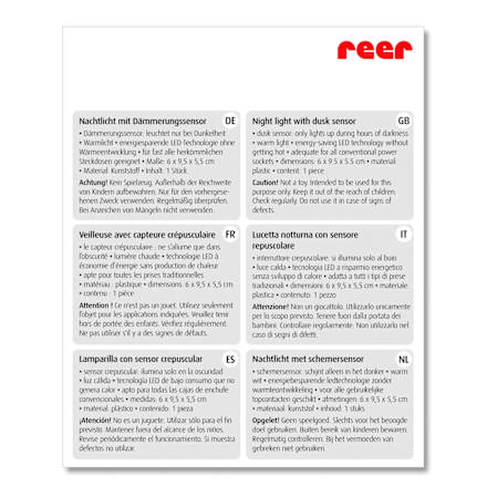 Nachtlicht mit Sensor Reer