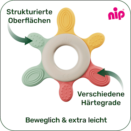Beißring rot/gelb Nip