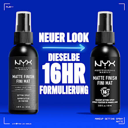 Fixierspray Matte Finish/Long Lasting Make-Up 01 NYX PROFESSIONAL MAKEUP