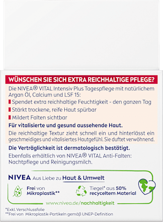 Anti Falten Gesichtscreme Vital LSF 15 NIVEA