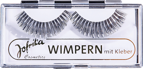 Künstliche Wimpern, silber (1 Paar) Jofrika