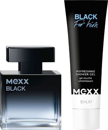 Geschenkset Black for Him 2tlg Mexx