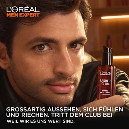 Bartöl Barber Club Bartpflege mit Zedernholzöl L'ORÉAL PARiS MEN EXPERT