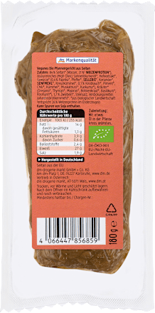bio veganské seitanové nudličky Döner-Style dmBio