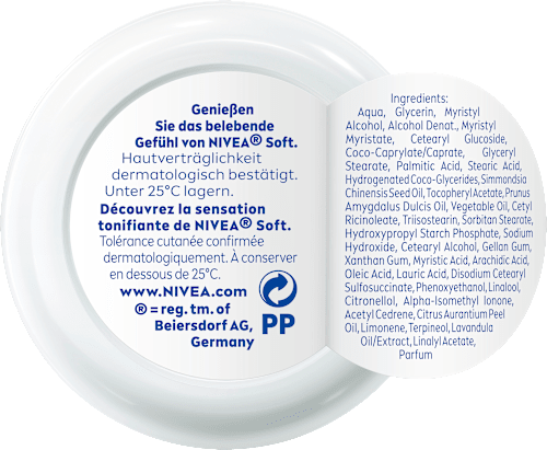 Feuchtigkeitscreme soft im Tiegel NIVEA