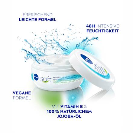 Feuchtigkeitscreme soft im Tiegel, Reisegröße NIVEA