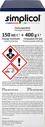 Textilfarbe intensiv Nacht- Blau Simplicol