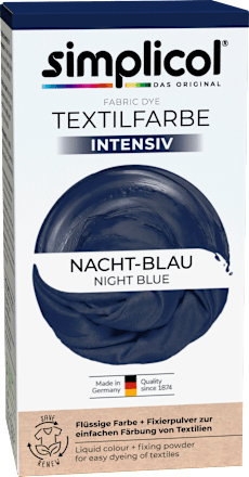 Textilfarbe intensiv Nacht- Blau Simplicol