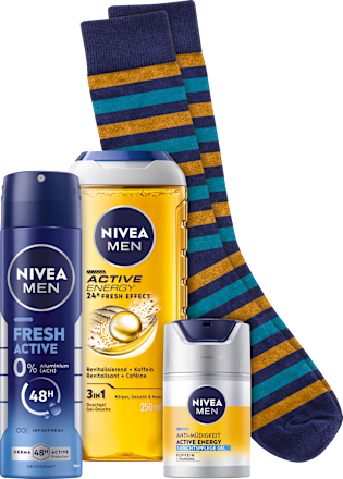 Geschenkset Mens Stuff + Socken 4tlg NIVEA MEN
