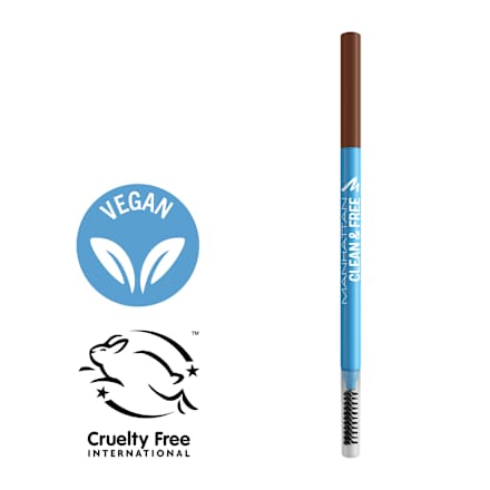 Augenbrauenstift Clean & Free 004 Warm Brown MANHATTAN Cosmetics