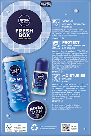 Geschenkset Fresh Box 3tlg NIVEA MEN