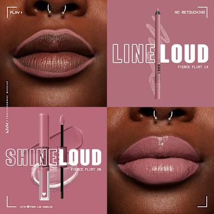 Lipliner Line Loud 13 Fierce Flirt  NYX PROFESSIONAL MAKEUP