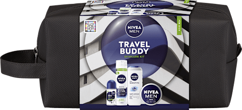 Geschenkset Travel Buddy + Kulturtasche 5tlg NIVEA MEN