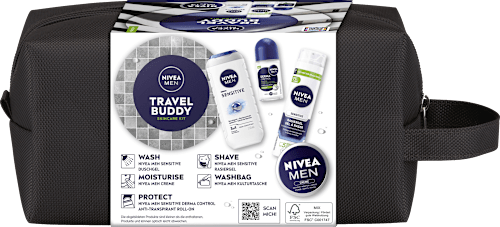 Geschenkset Travel Buddy + Kulturtasche 5tlg NIVEA MEN
