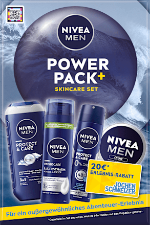 Geschenkset PowerPack+ Coupon 4tlg NIVEA