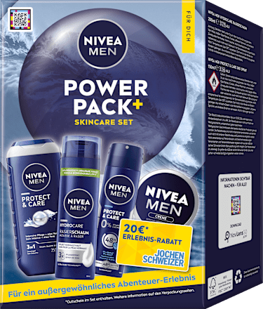 Geschenkset PowerPack+ Coupon 4tlg NIVEA