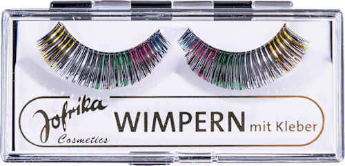 Künstliche Wimpern, Regenbogen (1 Paar) Jofrika