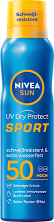 Sonnenspray Aerosol UV Dry Protect Sport, LSF 50 NIVEA SUN