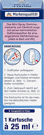 Lufterfrischer Minispray Sommermomente Denkmit