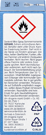 Lufterfrischer Minispray Sommermomente Denkmit