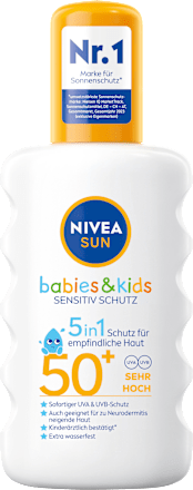 Sonnenspray Kids sensitiv, Schutz & Pflege, LSF 50+ NIVEA SUN