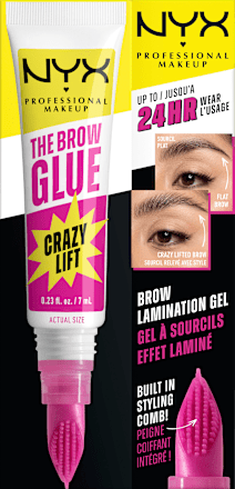 Szemöldökformázó gél, The Brow Glue Crazy Lift  NYX PROFESSIONAL MAKEUP