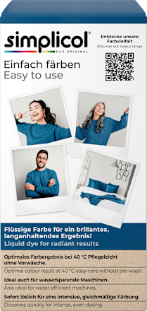 Textilfarbe intensiv Opal- Petrol Simplicol